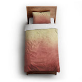 Kieran Watercolor Peach Ombre twin-xl - cotton - White Backing