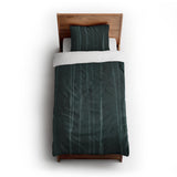 Felix Bleach Dye Deep Teal twin-xl - cotton - White Backing