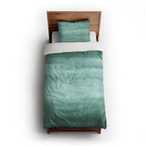 Jacinda Watercolor Teal Ombre twin-xl - cotton - White Backing