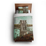 Brooklyn Bridge twin-xl - cotton - White Backing