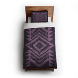 Reyno Lilac & Eggplant twin-xl - cotton - White Backing