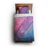 Cirrus Blue & Magenta twin-xl - cotton - White Backing