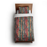 Rainbow Eucalyptus twin-xl - cotton - White Backing