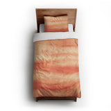Ophelia Watercolor Peach Balayage twin-xl - cotton - White Backing