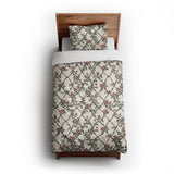 Rose Lattice twin-xl - cotton - White Backing