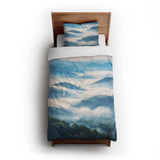 Blue Ridge Mountains twin-xl - cotton - White Backing