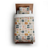 Calliope Ivory Multicolor twin-xl - cotton - White Backing