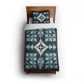 Remy Navy Blue twin-xl - cotton - White Backing