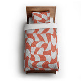 Twyla Checkered Coral twin-xl - cotton - White Backing