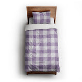Buffalo Plaid Lilac twin-xl - cotton - White Backing
