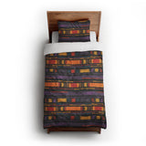 Ojai Purple & Yellow twin-xl - cotton - White Backing