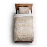 Sinuous Ivory Monochrome twin-xl - cotton - White Backing