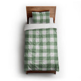 Buffalo Plaid Kelly Green twin-xl - cotton - White Backing