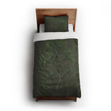 Ginko Green twin-xl - cotton - White Backing