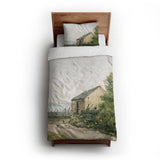 Road to the Shore by William Newton twin-xl - cotton - White Backing