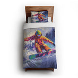 Dreamwave Snowboarder twin-xl - cotton - White Backing