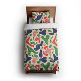 Cosimo Blue Green Red twin-xl - cotton - White Backing