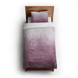 Kieran Watercolor Mauve Ombre twin-xl - cotton - White Backing