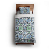 Corriana Blue & Green twin-xl - cotton - White Backing