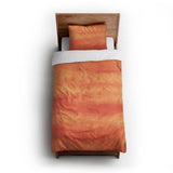 Ophelia Watercolor Fire Orange Balayage twin-xl - cotton - White Backing