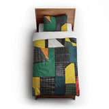 Djuna Black Multicolor twin-xl - cotton - White Backing