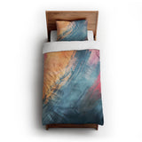 Eloise Blue & Pink twin-xl - cotton - White Backing