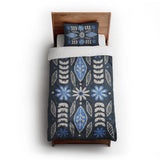 Topanga Navy & Columbia twin-xl - cotton - White Backing