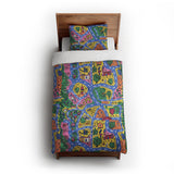 Kids Road Map twin-xl - cotton - White Backing