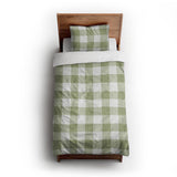 Buffalo Plaid Light Sage twin-xl - cotton - White Backing