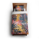 Florian Pink & Blue twin-xl - cotton - White Backing