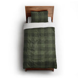 Buffalo Plaid Dark Olive twin-xl - cotton - White Backing