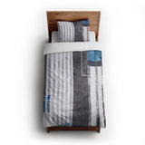 Gordian Blue twin-xl - cotton - White Backing