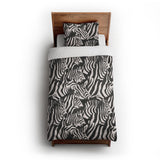 Dazzle of Zebras twin-xl - cotton - White Backing