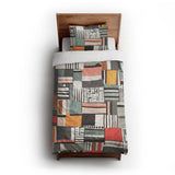 Ashton Multicolor twin-xl - cotton - White Backing