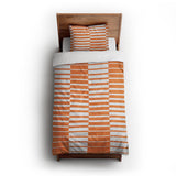 Spectra Orange twin-xl - cotton - White Backing