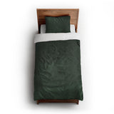 Keanu Watercolor Dark Green Ombre twin-xl - cotton - White Backing