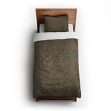 Terlingua Olive & Terracotta twin-xl - cotton - White Backing