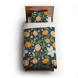 Lemon and Sage twin-xl - cotton - White Backing