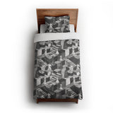 Harmon Surreal Chess BW twin-xl - cotton - White Backing
