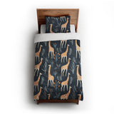 Safari Giraffes twin-xl - cotton - White Backing