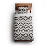 Jasper Greyscale twin-xl - cotton - White Backing