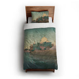 Taj Mahal Twilight by Charles Bartlett twin-xl - cotton - White Backing