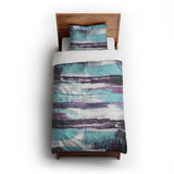 Jörgan Purple & Blue twin-xl - cotton - White Backing