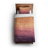 Imogen Watercolor Orange & Purple Ombre twin-xl - cotton - White Backing