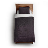 Keanu Watercolor Deep Purple Ombré twin-xl - cotton - White Backing
