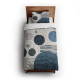 Charl Blue twin-xl - cotton - White Backing
