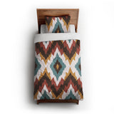 Dyani Sky & Umber twin-xl - cotton - White Backing