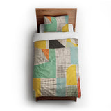 Djuna Ivory Multicolor twin-xl - cotton - White Backing