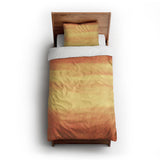 Jacinda Watercolor Fire Orange Ombre twin-xl - cotton - White Backing