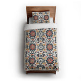Georgiana Navy & Red twin-xl - cotton - White Backing